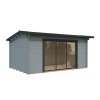 Zahradní domek INES 13,7 m² s posuvnými dveřmi