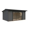 Zahradní domek INES 13,7 m² s posuvnými dveřmi