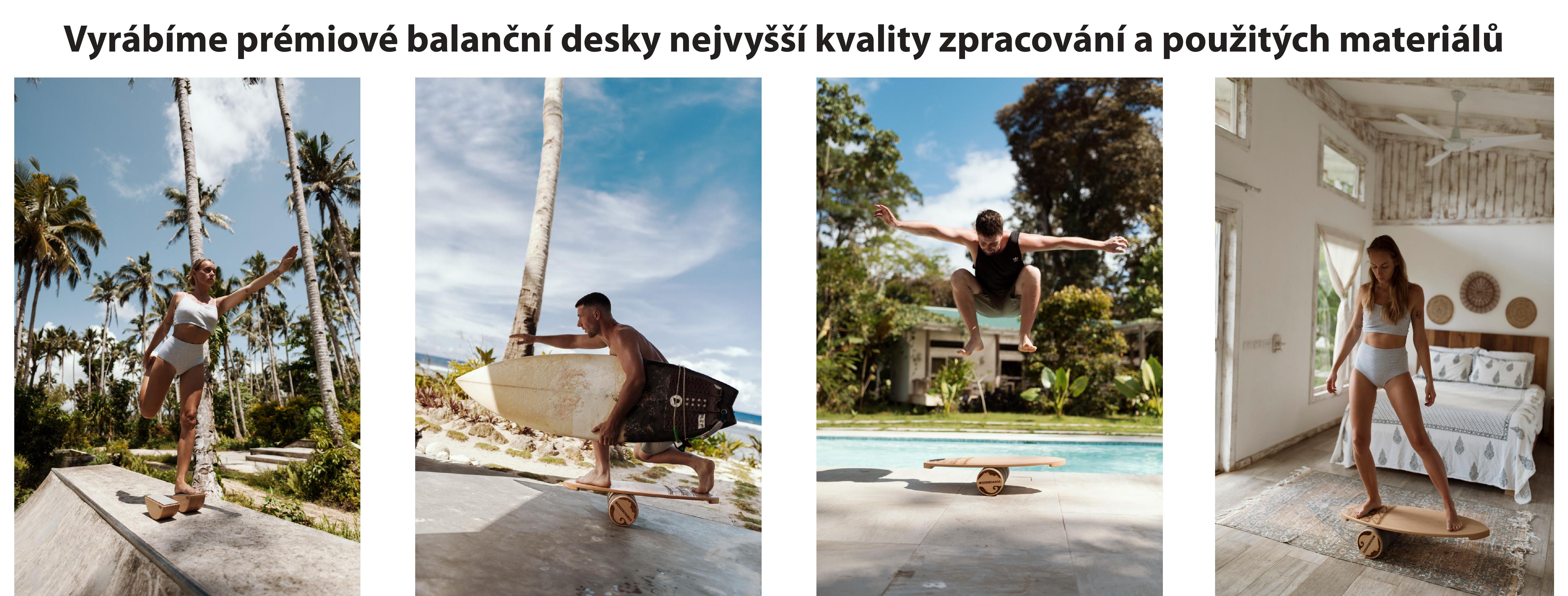 Balanční desky Woodboards