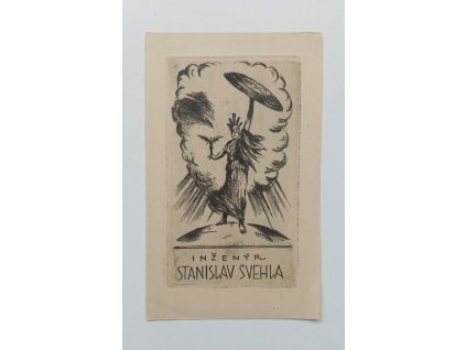 Ex Libris Inženýr Stanislav Švehla