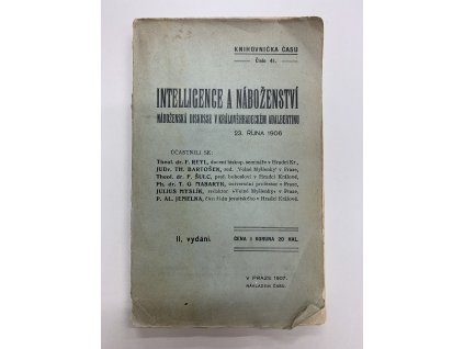 Inteligence a náboženství - Náboženská diskusse v Královéhradeckém adalbertinu