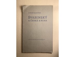 Švabinský a česká kniha