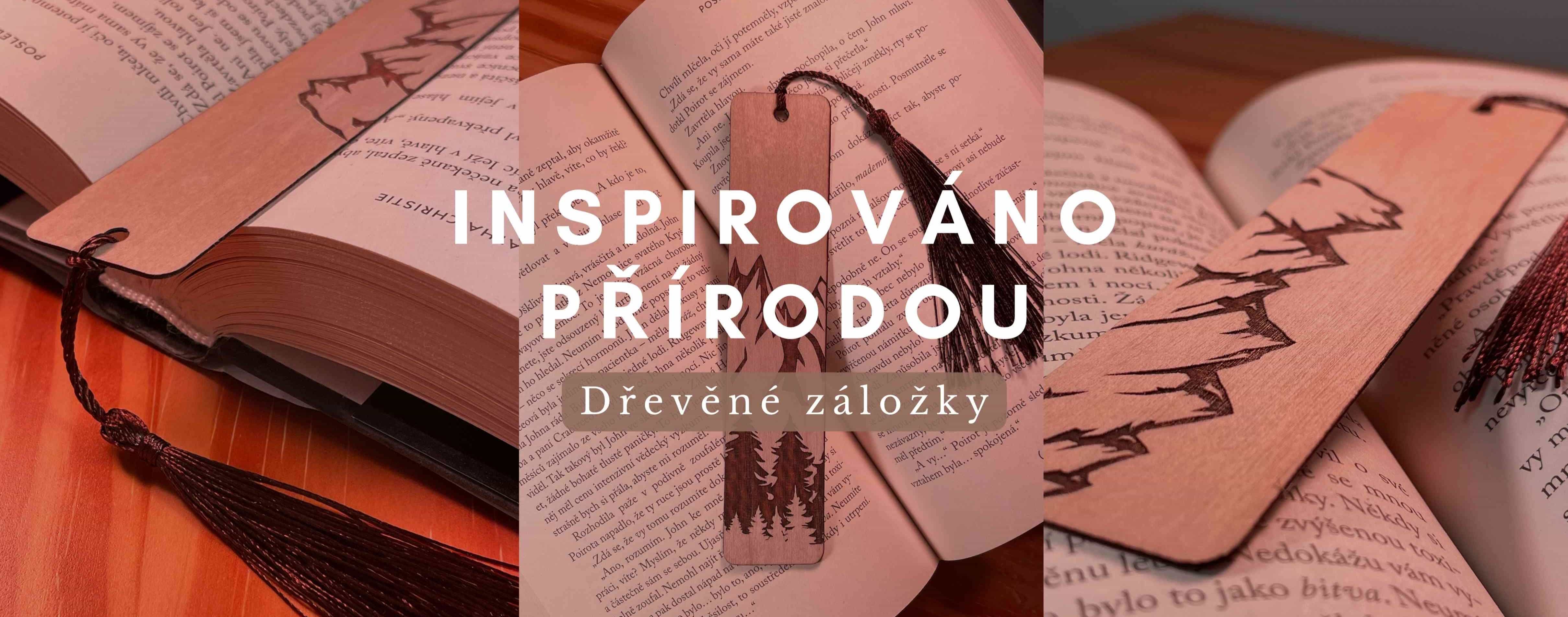 Dřevěné záložky do knihy