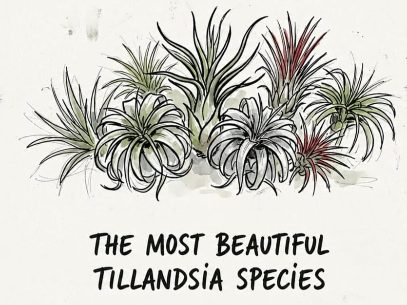 Most beautiful air plant species and their characteristics