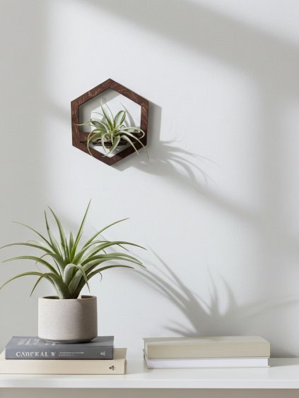 Tilandsia držiak na stenu HEXAGON edited 3
