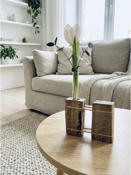 BotaneryLab™ NEXUS: Design Walnut Arrangement Stand