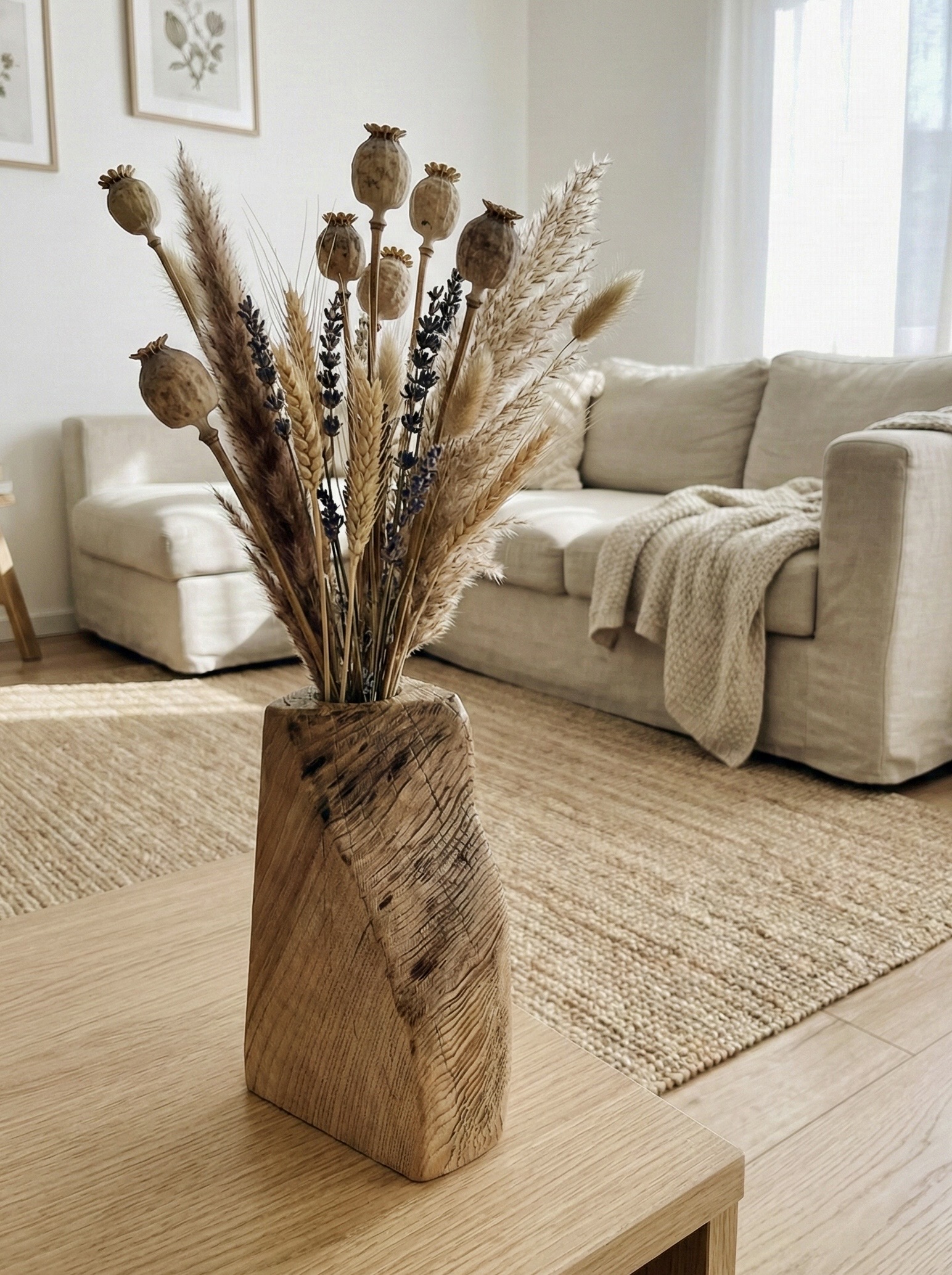 WoodenBotanery Váza RUSTIC II Jaseň