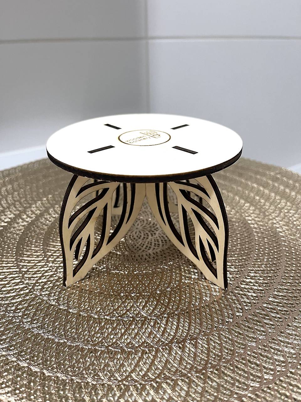 WoodenBotanery Stojan na kvety WB158 topoľ Farba: Prírodná