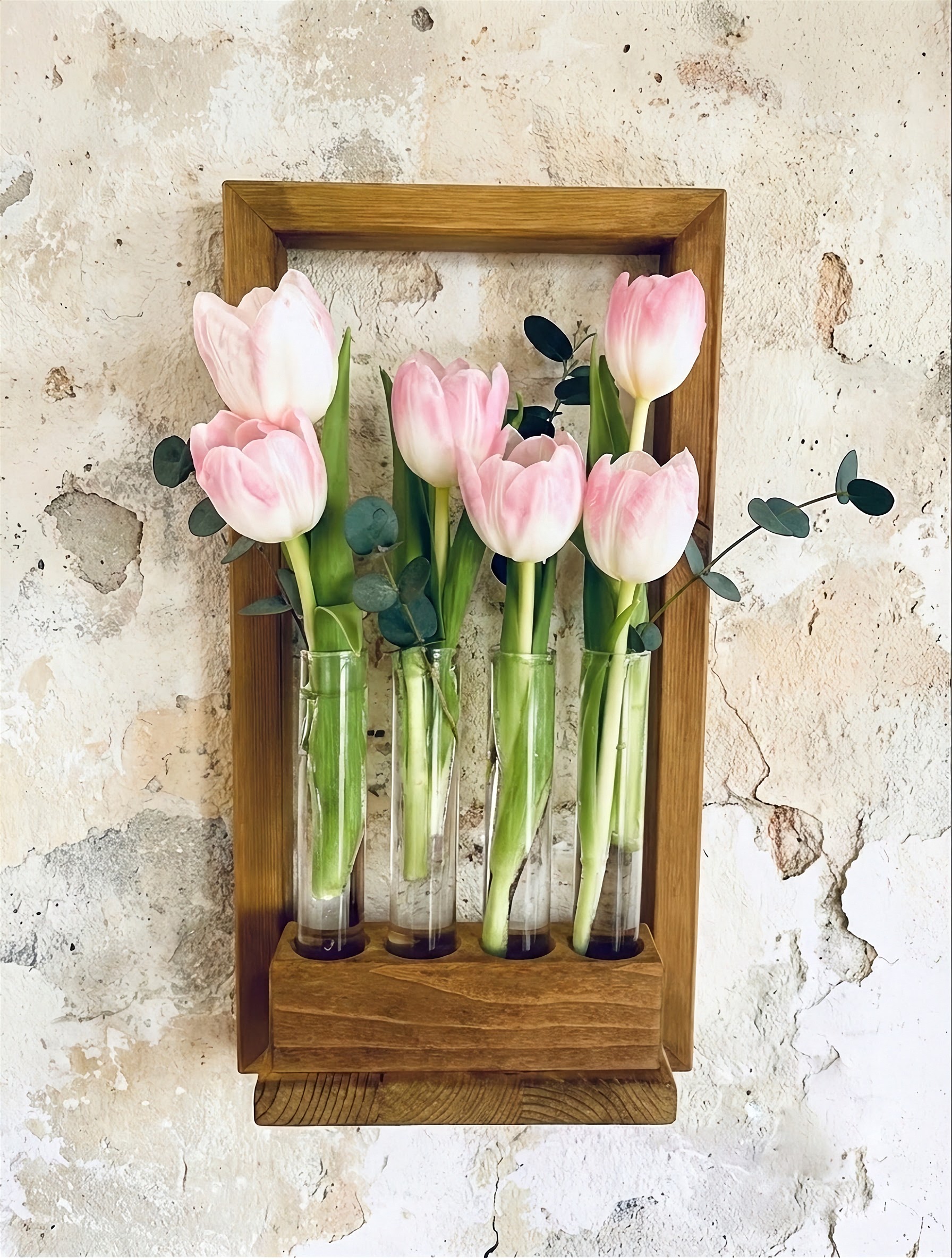 BotaneryLab ALCHEMY designový dřevěný nástěnný stojan WoodenBotanery