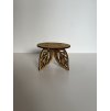 Pedestal 4 LEAVES: Design Stand (Leaf Motif)