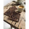 TROPIC MIX Coaster Set: Wooden (6 pcs)