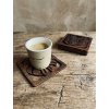 TROPIC MIX Coaster Set: Wooden (6 pcs)