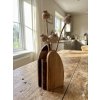 Vase NORDIC MINI: Combination of Oak & Walnut