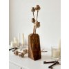 Vase POLIENKO: Walnut Log (Rustic Decor)