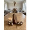 Vase POLIENKO: Walnut Log (Rustic Decor)