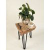 Design Side Table from Solid Ash LINEA