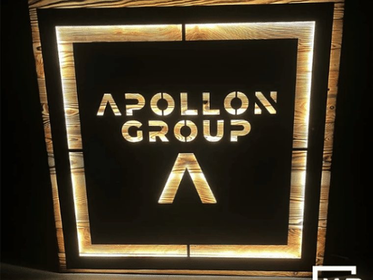 3D logo na míru pro Apollon Group