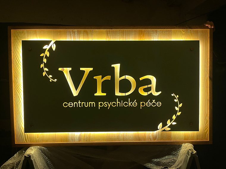 Výroba 3D loga pro centrum psychické péče Vrba
