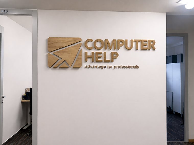 Výroba 3D loga pro Computer Help