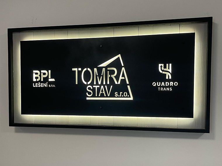 Výroba 3D loga pro Tomra Stav, s. r. o.