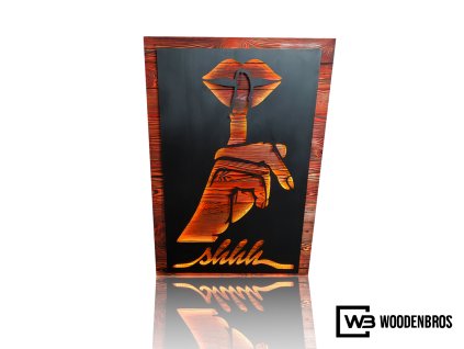 Shhh, bílá, odraz, logo 1364x1024 #1