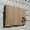 Holzbrett mit eigenem Motiv – ein originelles Geschenk für die Küche  Buchen- oder Eichenholz mit Öl