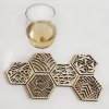 4+2 ZDARMA - dřevěné podtácky hexagon