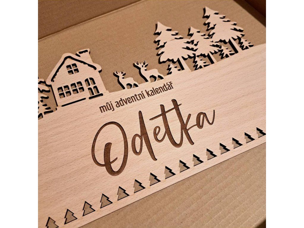 Adventní kalendář Les se jménem v krabici