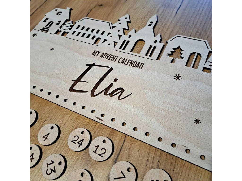Adventní kalendář Vesnička se jménem Elia