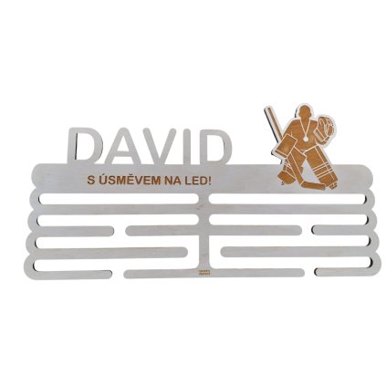 vesak na medaiel brankar hokej