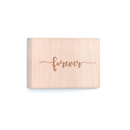  dřevěné album Forever
