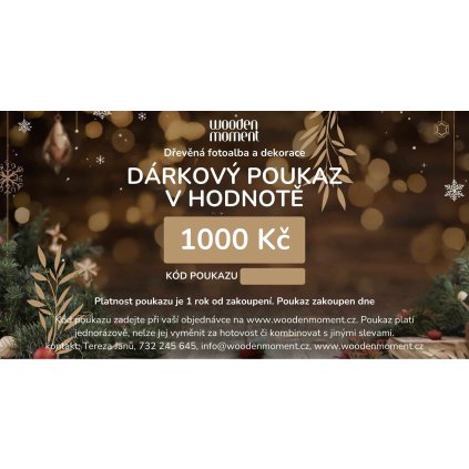 darkovy poukaz 1000