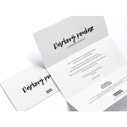 Dárkový poukaz  2000 Kč