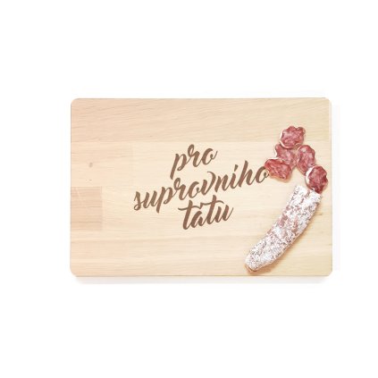 Dřevěné prkénko s textem - 