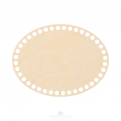 Víko na háčkování - ovál - přírodní (různé velikosti)