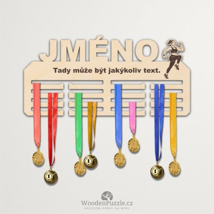 dreveny vesak na medaile aerobik zumba tanecnice
