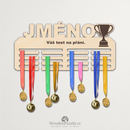 dreveny vesak na medaile pro sportovce sportovni pohar trofej