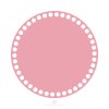 Dno na háčkování - kruh - růžové (různé velikosti)