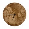 Dřevěné nástěnné hodiny - vlastní fotografie