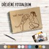 Dřevěné fotoalbum - Nerozlučná dvojka