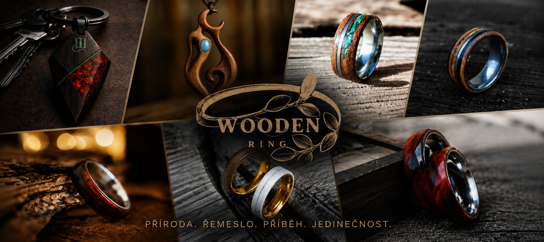 Woodenring.cz - Ručně vyráběné dřevěné prsteny