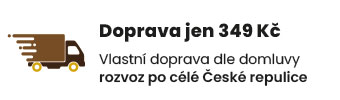 Doprava jen 349 Kč