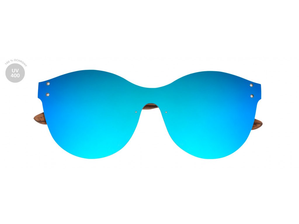 Modré sluneční brýle
