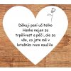 Dárek pro paní učitelku ve tvaru srdce