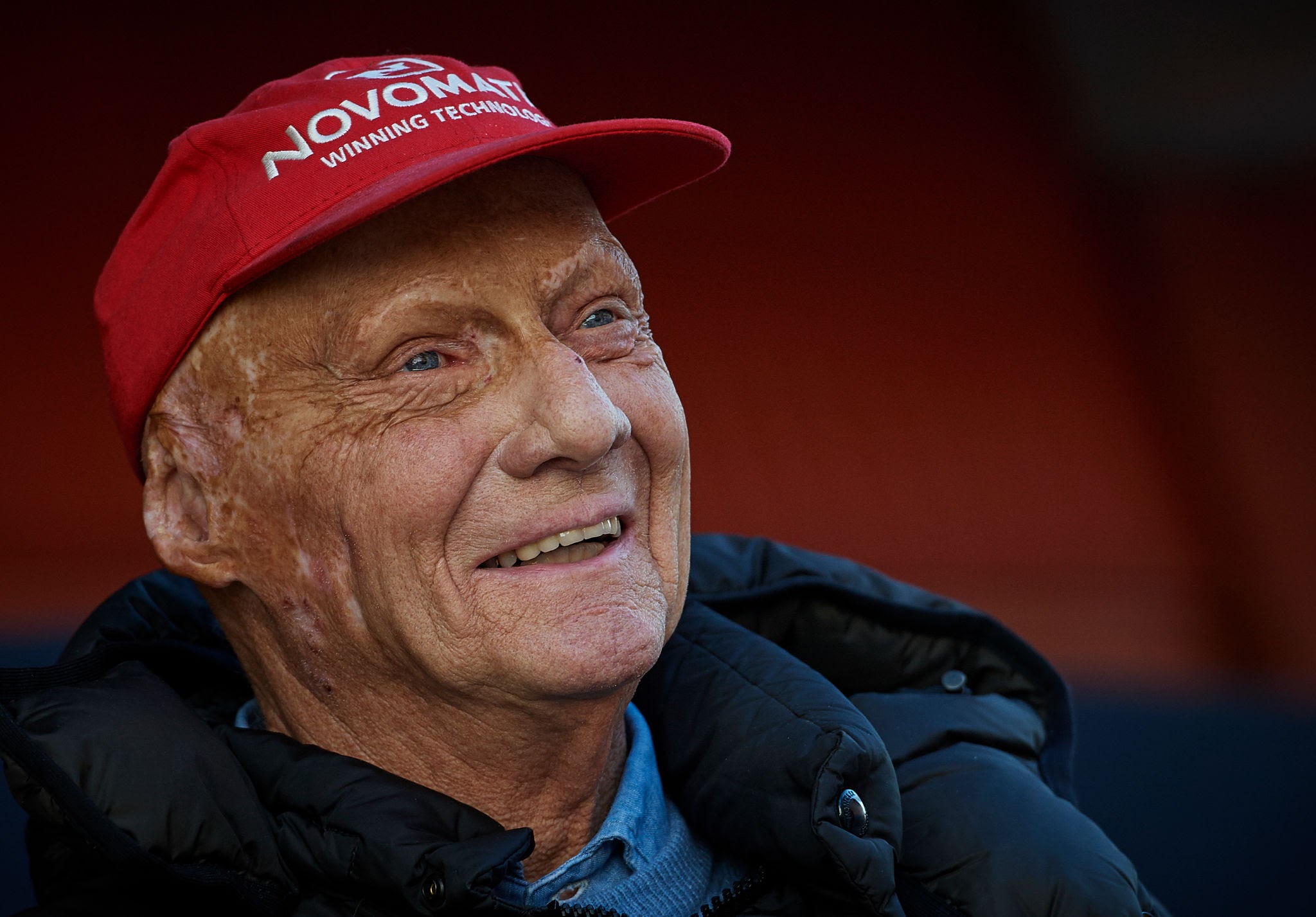 Niki Lauda s trofejí