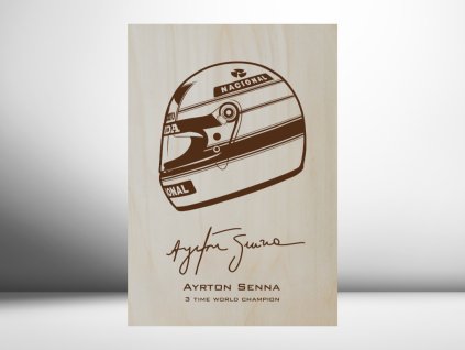 Ayrton Senna F1, velikost A4 bez rámečku