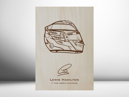 Lewis Hamilton F1, velikost A4 bez rámečku