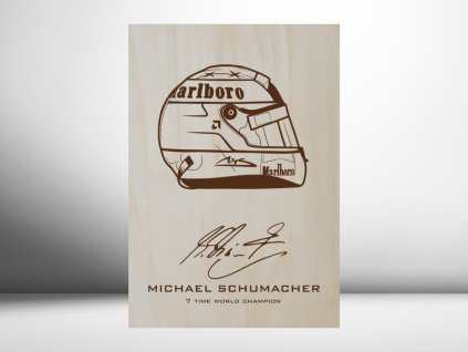 Michael Schumacher F1, velikost A4 bez rámečku