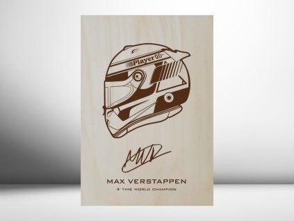 Max Verstappen F1, velikost A4 bez rámečku
