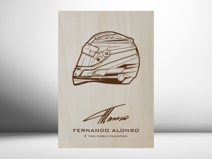 Fernando Alonso F1, velikost A4 bez rámečku